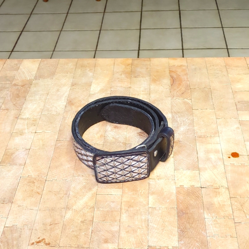 Silver Belt Hand Crafted in Mexico